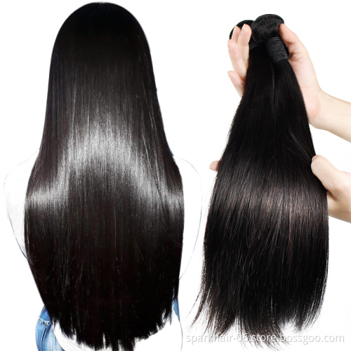 32 34 36 Inch Raw Vietanmese Human Hair Extension Virgin Cuticle Aligned Wholesale Human Hair Bundles Vendor Extensions